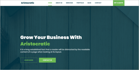 Clean Blog Design Template