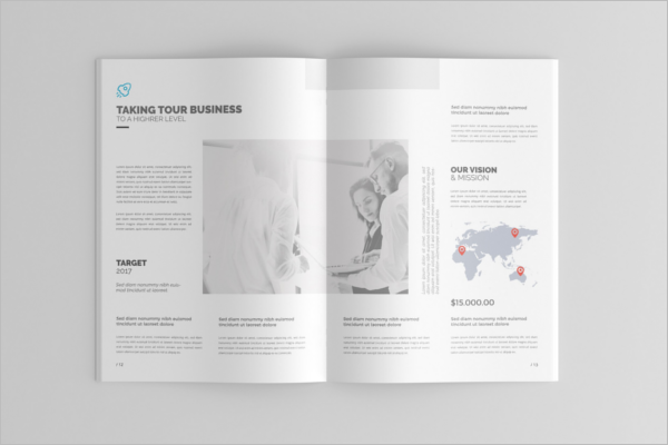 Clean Magazine Catalog Mockup Design