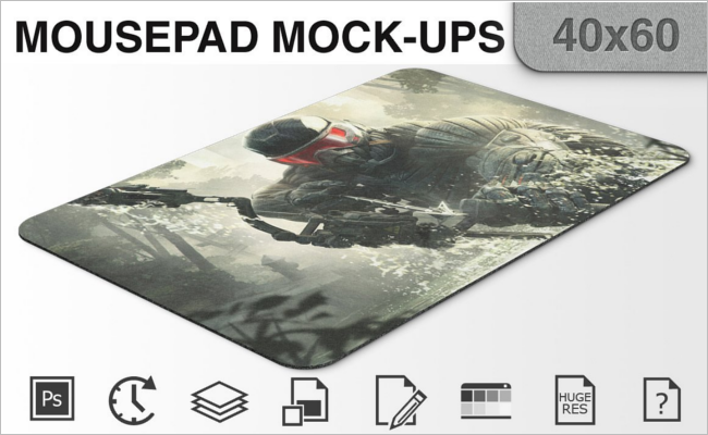 Clean Mouse Pad Mockup Design