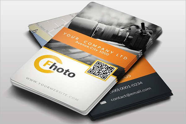 Clean Photography Business Card Design