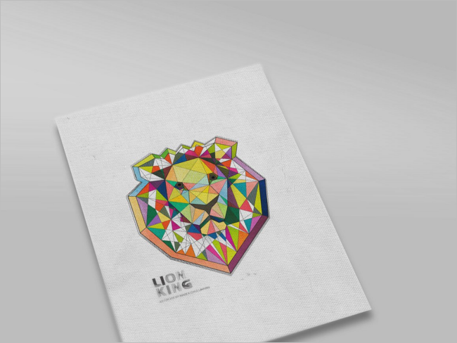 Clean Sketchbook Mockup Design