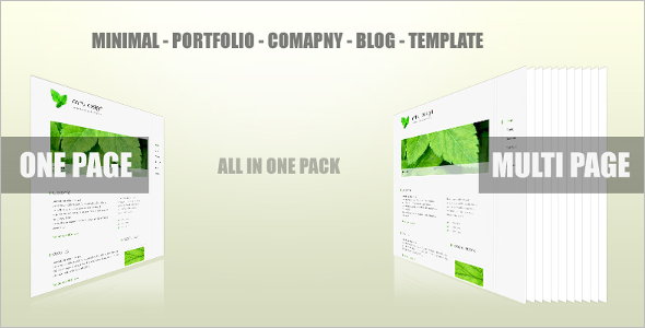 Company Blog Design Template