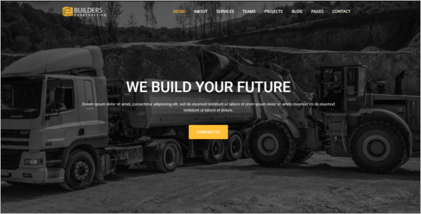 Construction Company Bootstrap Theme