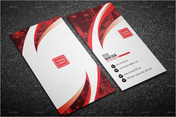 Corporate Business Card Abstract Design