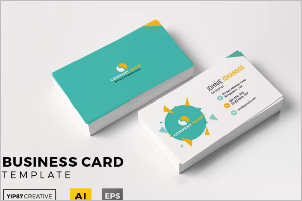 Corporate Business Card Clean Design