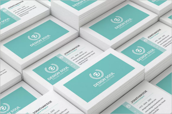 Corporate Business Card Design PSD