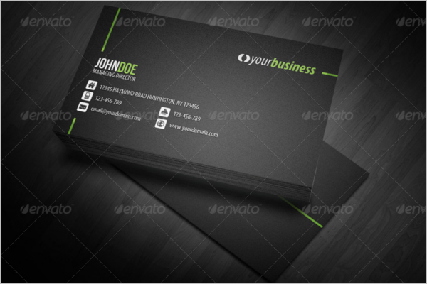 Corporate Business Card Pattern Design