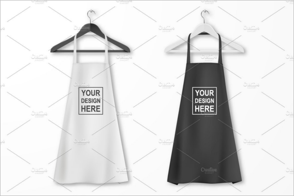 Cotton kitchen Apron Mockup Set