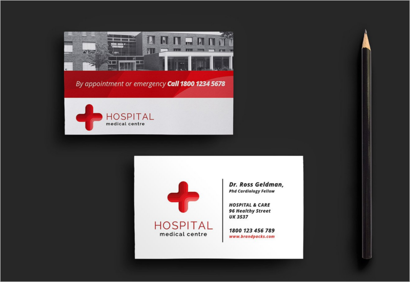 Creative Hospital Business Card Template