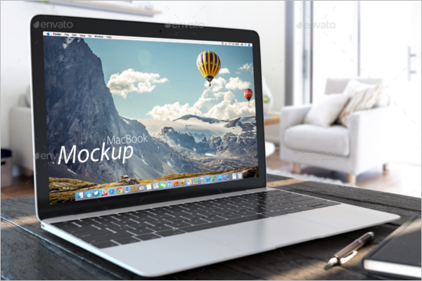 Custamizabe Macbook Mockup