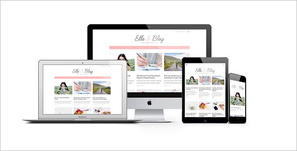 Cute Blogger Design Template