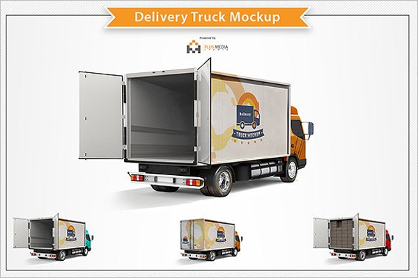 Download 63 Truck Mockup Templates Free Psd Designs Creative Template