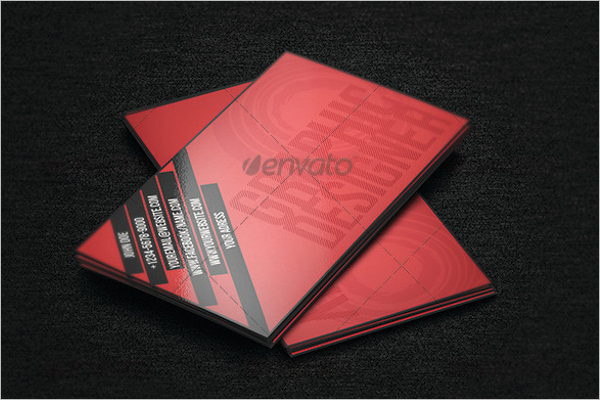 Designer Business Card PSD Template