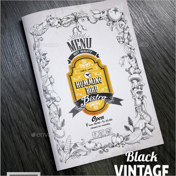 Dinner Menu Card Design