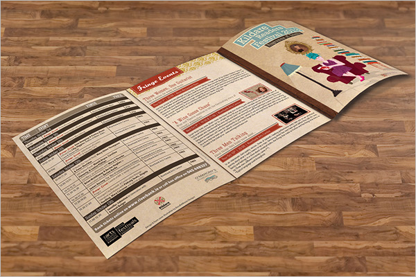 Download Retro Brochure Template