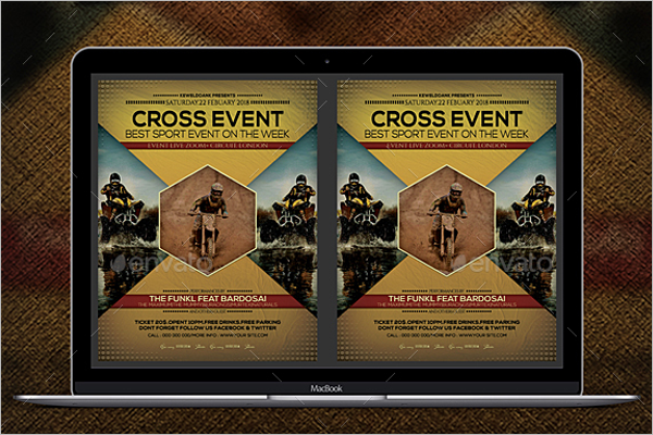 EditableÂ Sports Event Flyer Template
