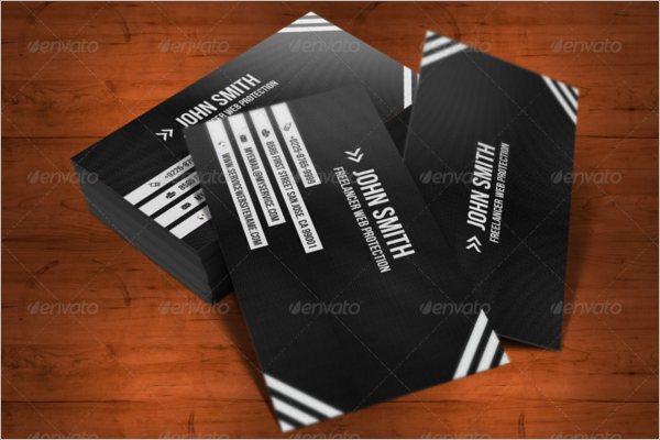 Elegant Black & White Business Card