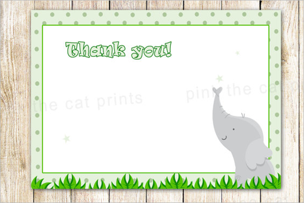 Elegant Thank You Card Template