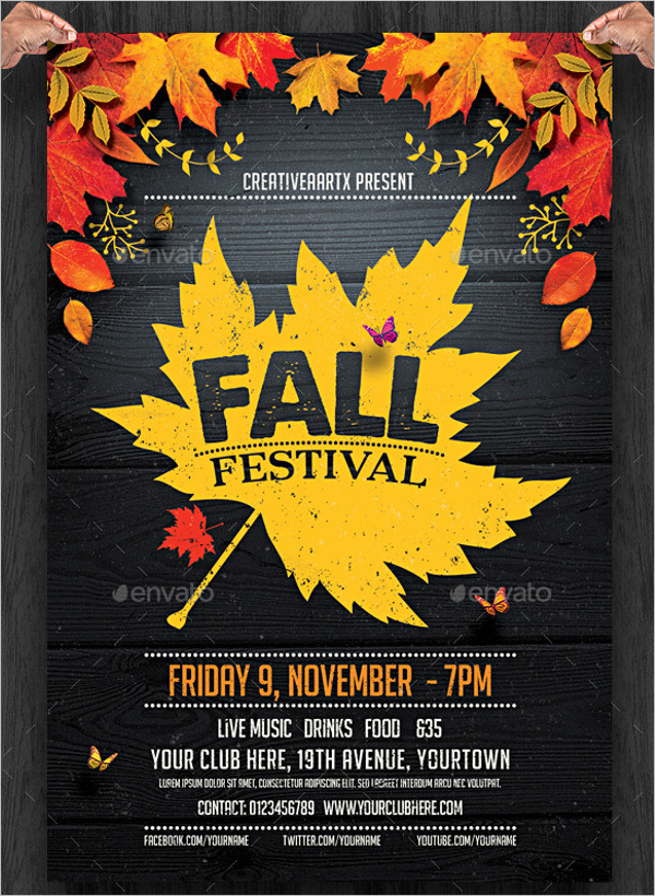 46+ Fall Flyer Templates Free PSD, Word Design Ideas