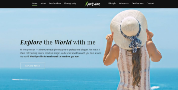 Fashion Blog Design Template