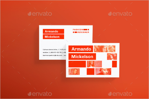 Fashion Designer Business Card Template