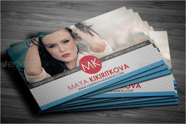 Fashion Show Business Card Template