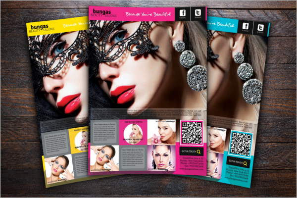 Fashionable Beauty Salon Flyer Template