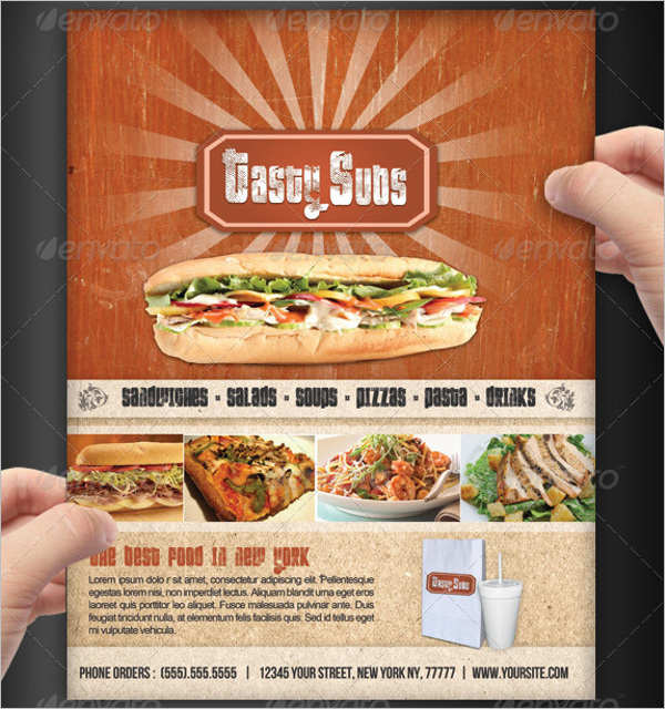 Fast Food Restaurant Flyer Design