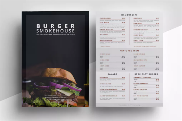 Fine DiningÂ Restaurant Menu Design