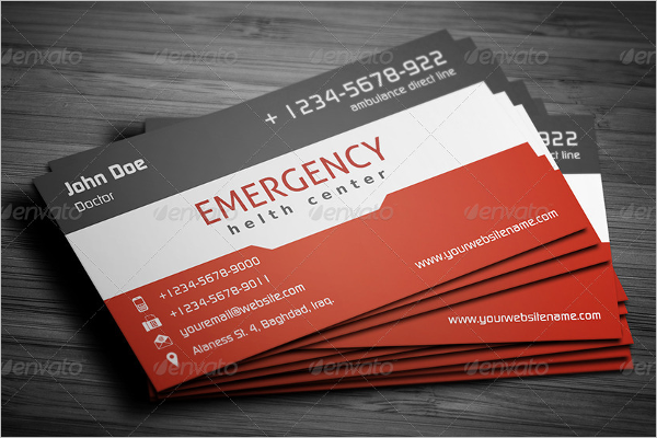 First Aid Business Card Template