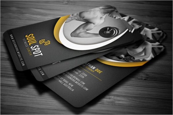 Fitness PromotionÂ  Business Card Design