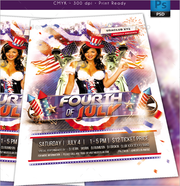 Flag Flyer Template PSD