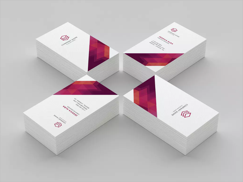 Floral Business Card Design