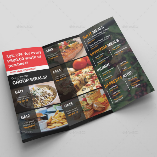 46+ Tri-Fold Menu Design Templates – Creative Templates