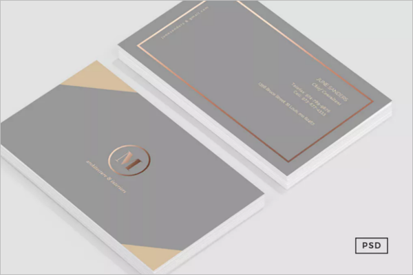 Formal Business Card Template