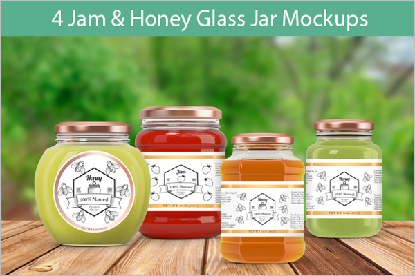 FreeÂ Jar Mockup Design