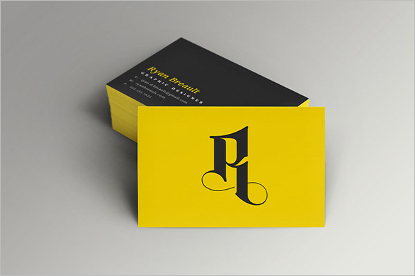 44+ Yellow Business Card Templates Free PSD, Vector Designs