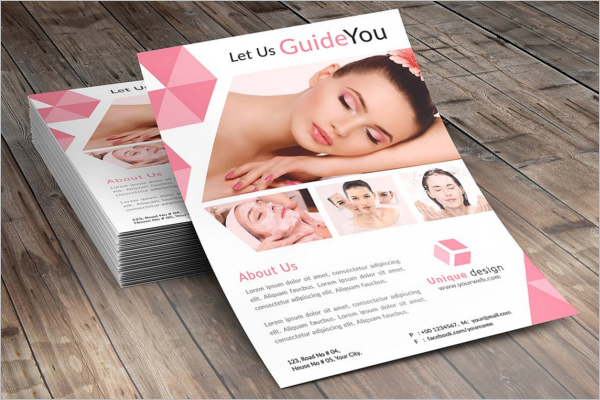 Fully Editable Beauty Salon Flyer Design