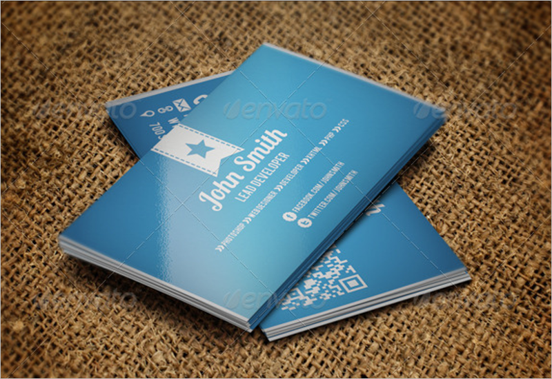 Fully Editable Developer Business Card Template