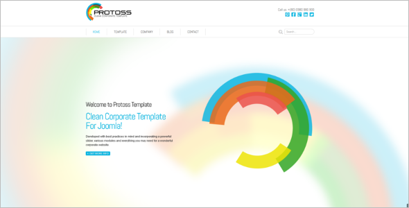 Fully Responsive Joomla Design Template