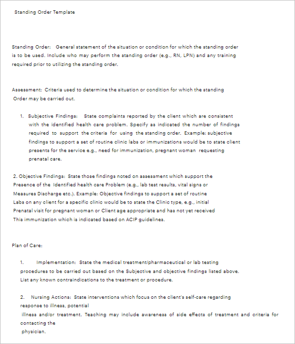 General Package Order Form