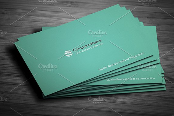 Green Corporate Business Card Template