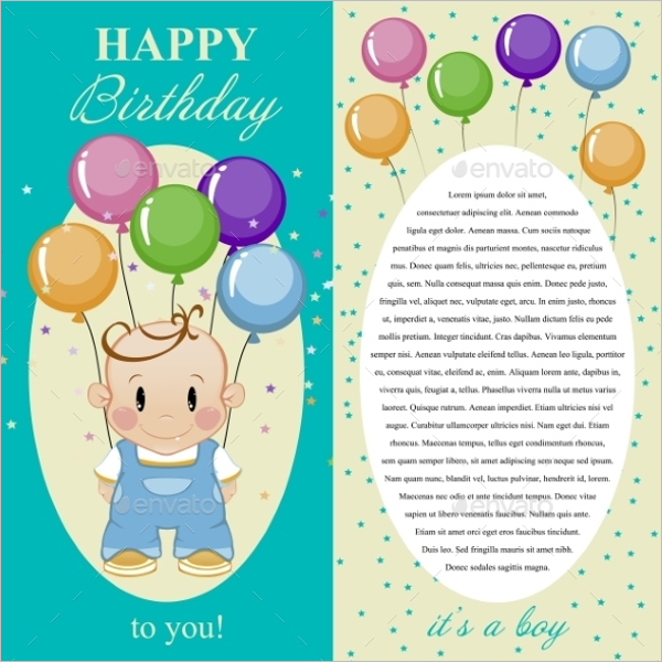 Happy Birthday Gift Card Template