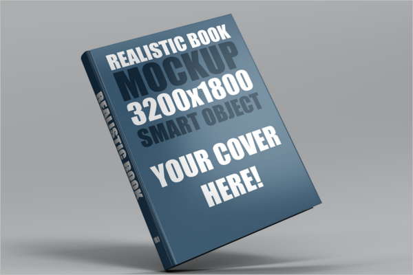 Hard Cover Book Mockup Template