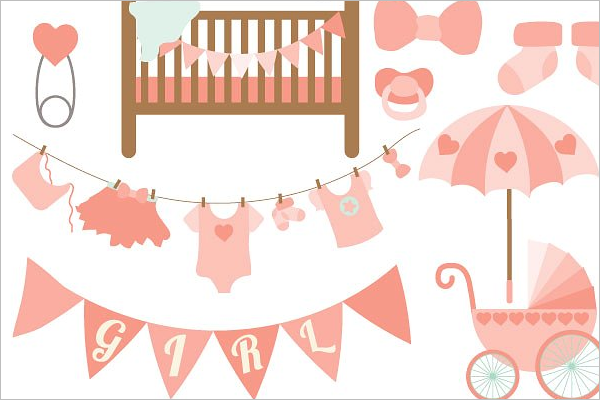 High Resolution Baby Shower Banner Template
