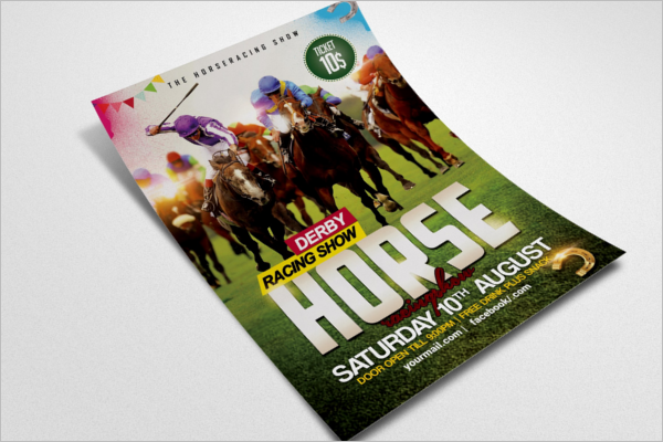 Horse Racing Flyer Template