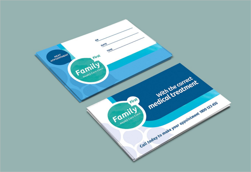 Hospital Clinic Business Card Template