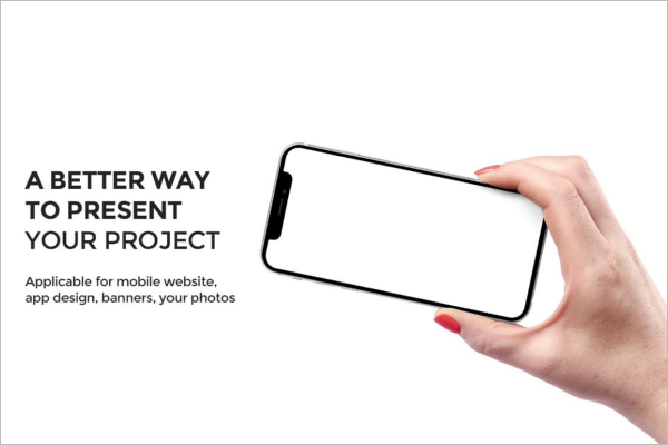 Latest iPhone X Mockup Design