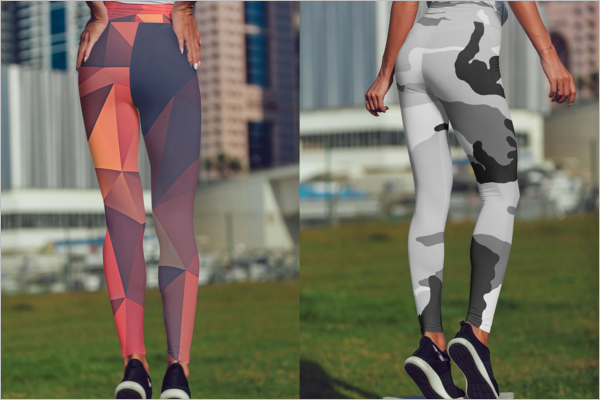 Â Legging Mockup Clean Design