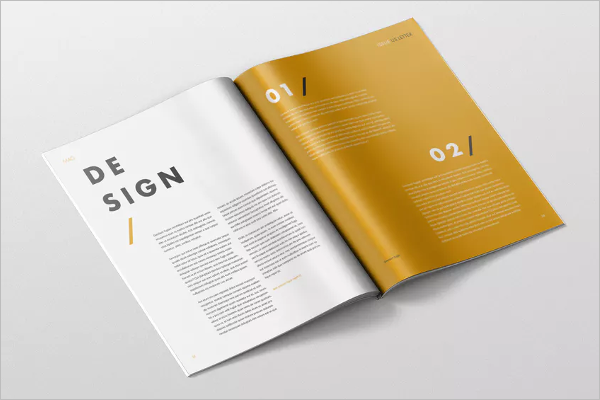 Letter Magazine Mockup Photoshop Design